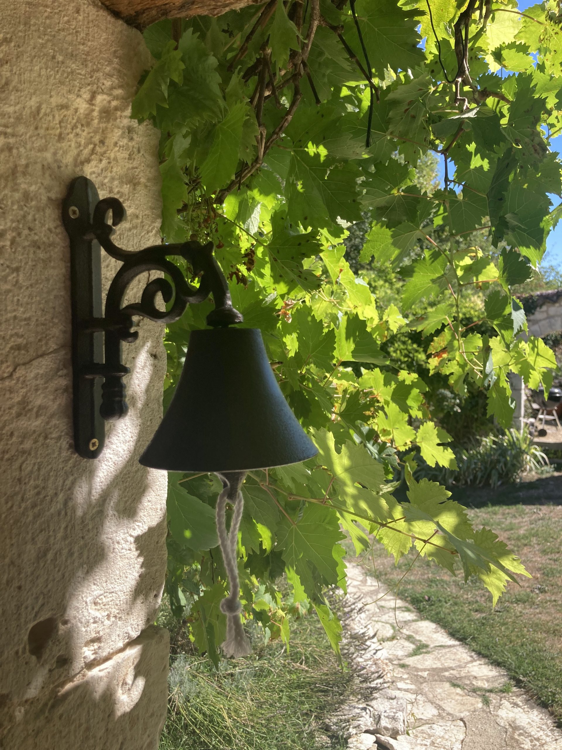 Détail charmant du patio