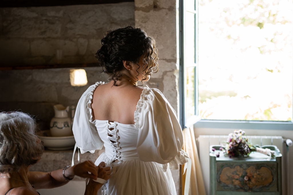 Préparatifs de mariage aux Hiboux du Quercy